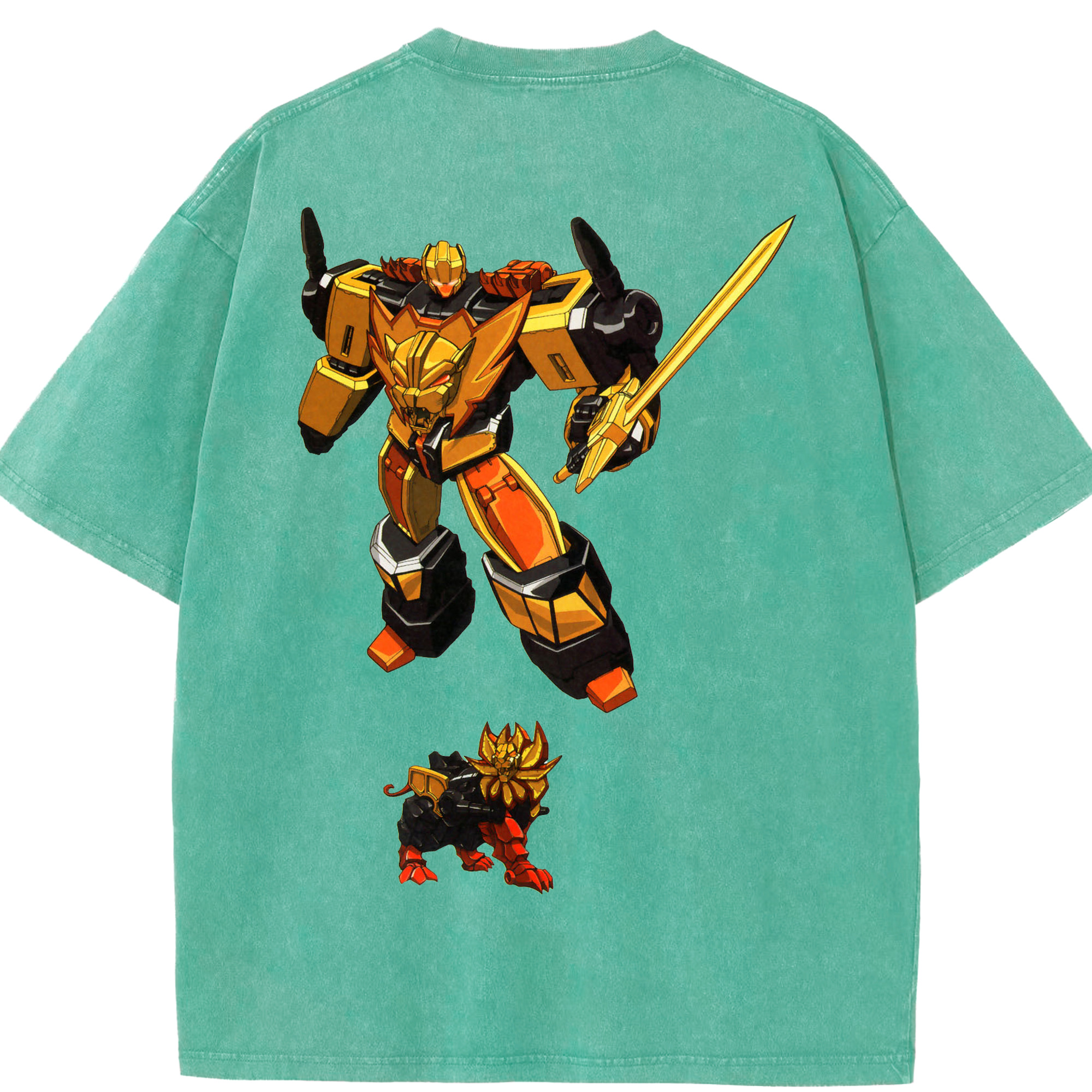 （画像用）  綿100% ヴィンテージ風 半袖Tシャツ（背面プリント）